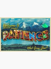 Resident Alien, Patience Colorado Vinyl Die Cut Sticker picture