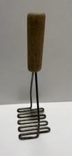 Vintage  Wooden Handle Potato Masher Primitive Farmhouse picture