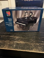 Mickey Unlimited Mickey & Minnie Swingtime Piano with Box Instr. Nice picture