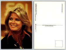 Candice Bergen Smiling Portrait 1979 Celebrity Personality Postcard Coral-Lee picture