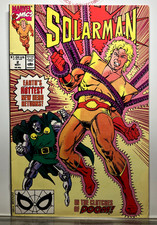 SOLARMAN #2 (1990) MARVEL COMICS- MIKE ZECK COVER- VF/NM picture