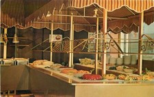 1950s Mel's Banquet Table San Jose California Postcard Scoggins 4227 picture