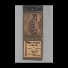 Matchbook Cover Wentworth by the Sea Portsmouth NH picture