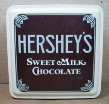 1990 Hershey's Sweet Milk Chocolate Collector Tin ~ Vintage Edition #1 picture