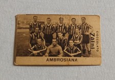 Soccer Football Football AMBROSIANA INTER Card Figure Chocolate Zàini 1930s picture