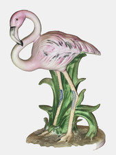 Mid Century Lefton Flamingo Figurine KW657 picture