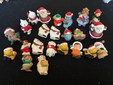 23 Vtg 80/90s Hallmark Merry Minis Figurines Various Holiday Character Christmas picture