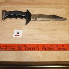 Vintage ScubaPro Scuba Pro Dive Knife Old Beat Up HEAVY Knocker   BK#08 picture
