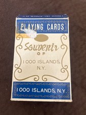 Vintage 1000 Islands, N.Y. Playing Cards picture