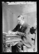 Photo:W.S. Young Seated at Desk Portrait picture