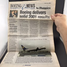 BOEING NEWS💥Jan 25-Feb 7 2002💥 lots of pictures & details💥 picture