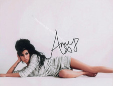 Amy Winehouse Signed Autograph 8x10 Photo Singer Music Back to Black Soul HD258 picture