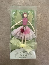 Pink 4” Fairy From The fairy And Elf Collection #SF203 - Hand Made In Thailand picture