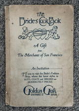 1918 BRIDES' COOK BOOK Gift from SAN FARNCISCO MERCHANTS + EVENT TICKETS Recipes picture