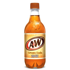 A&W Cream Soda 20 fl oz Bottles 6 Pack  picture
