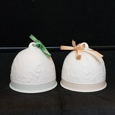 Vintage 1992 1993 Lladro Collectors Society Bell 2 Lot Porcelain picture