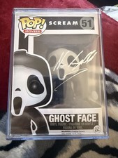 Funko Pop Movies Scream Ghost Face #51 JSA Neve Campbell (Two Word)  picture