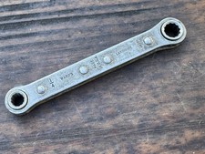 Vintage Wards Lakeside Ratcheting Box Wrench 1/4” x 5/16
