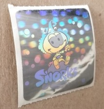 Tooter Shelby Snorks Sticker Vintage 80s fr 1984 stickers roll Snork holographic picture