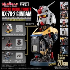 Bandai Gundam Exceed Model Trinity RX-78-2 Bust Figure Set Exterior Core Fighter picture