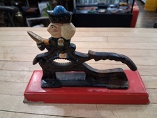 Cast Iron Figural Nutcracker With Soldier Character picture