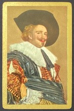Laughing Cavalier Art Vintage Single Swap Playing Card Joker picture