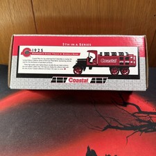 Ertl Coastal 1925 Kenworth Stake Truck W/ Barrels Diecast Bank 1:34 NIB 1997 picture