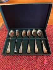 Silverplate Teaspoons By Stieff | Paul Revere Pattern 5” Vintage Set Of 6 picture