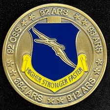 92nd Operations Group Fairchild AFB Alaska Challenge Coin picture
