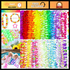 200 Hawaiian Leis - 200 Pieces for Luau Party Decorations, 50 Vibrant Colors picture