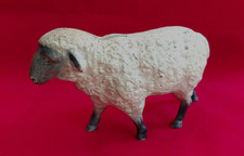 Vintage/Antique Cast Iron Sheep Still Bank ~ Nice Paint picture