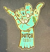 Dutch 1992 Hand Gesture Figurine 3D Effect Glossy Die Cut 3in picture