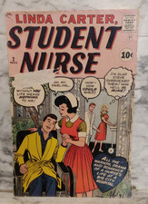 Vntg 1961 Atlas Comics Linda Carter, STUDENT NURSE #2 - Silver Age picture
