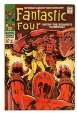 FANTASTIC FOUR #81 2.5 // CRYSTAL JOINS THE FANTASTIC FOUR MARVEL COMICS 1968 picture