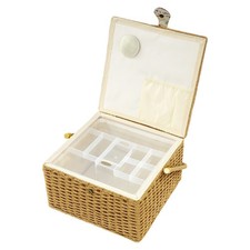 Large Capacity?Sewing Basket, Portable Storage Basket for Sewing Supplies picture
