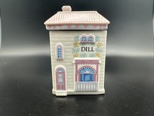 Vintage 1989 The Lenox Spice Village Jar DILL picture