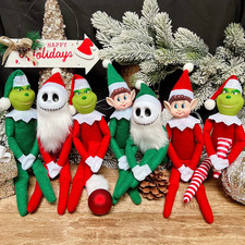 2025 Christmas On The Shelf Xmas Plush Elf Doll Toy Christmas Tradition Doll picture