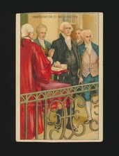 1910 T70 Hoffman House HISTORICAL EVENTS SERIES -Inauguration of Washington picture