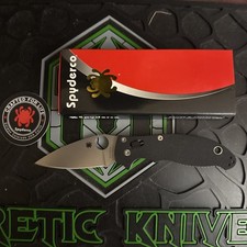 Spyderco C101GP2 PlainEdge Clip Point Folding Knife picture
