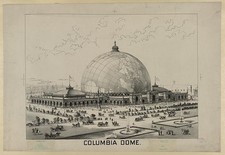 Photo:Columbia Dome 1891 World�s Fair Exhibition Building Print picture