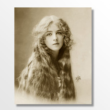 Vintage 1910 Lone Bright American Stage Actress Giclee Fine Art Print picture