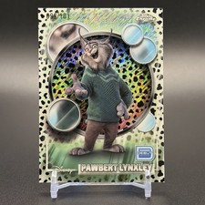 2026 Topps Chrome Disney Zootopia Pawbert Lynxley Dalmations Debut Card 092/101 picture