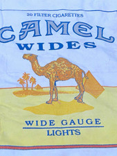 VINTAGE 3 Strikes x Camel Wides Advertising Logo Printed Cotton Towel 65” x 51” picture