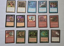 Vintage 2000 MTG Nemesis Card Lot 15x Set Builder Rathi Intimidator Axe Symbol picture