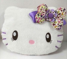 Universal Studios Japan Limited Hello Kitty Face Big Cushion Plush Vintage USJ picture