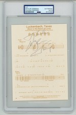 Waylon Jennings ~ Signed Autographed 