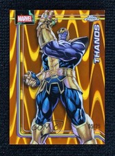2026 Topps Chrome Marvel Comics Orange RayWave Refractor 5/25 Thanos #174 12fl picture