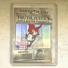 Fleer 2025 Brilliant Superman Krypto TBST-4 Truth,Justice a Better Tomorrow RARE picture