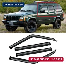 Window Visor for Jeep Cherokee 1984-2001 (Excludes Limited Model), Out-Channel R picture