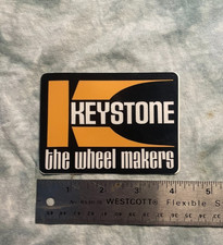 KEYSTONE WHEELS Repro of Vintage DRAG RACING Sticker Decal picture